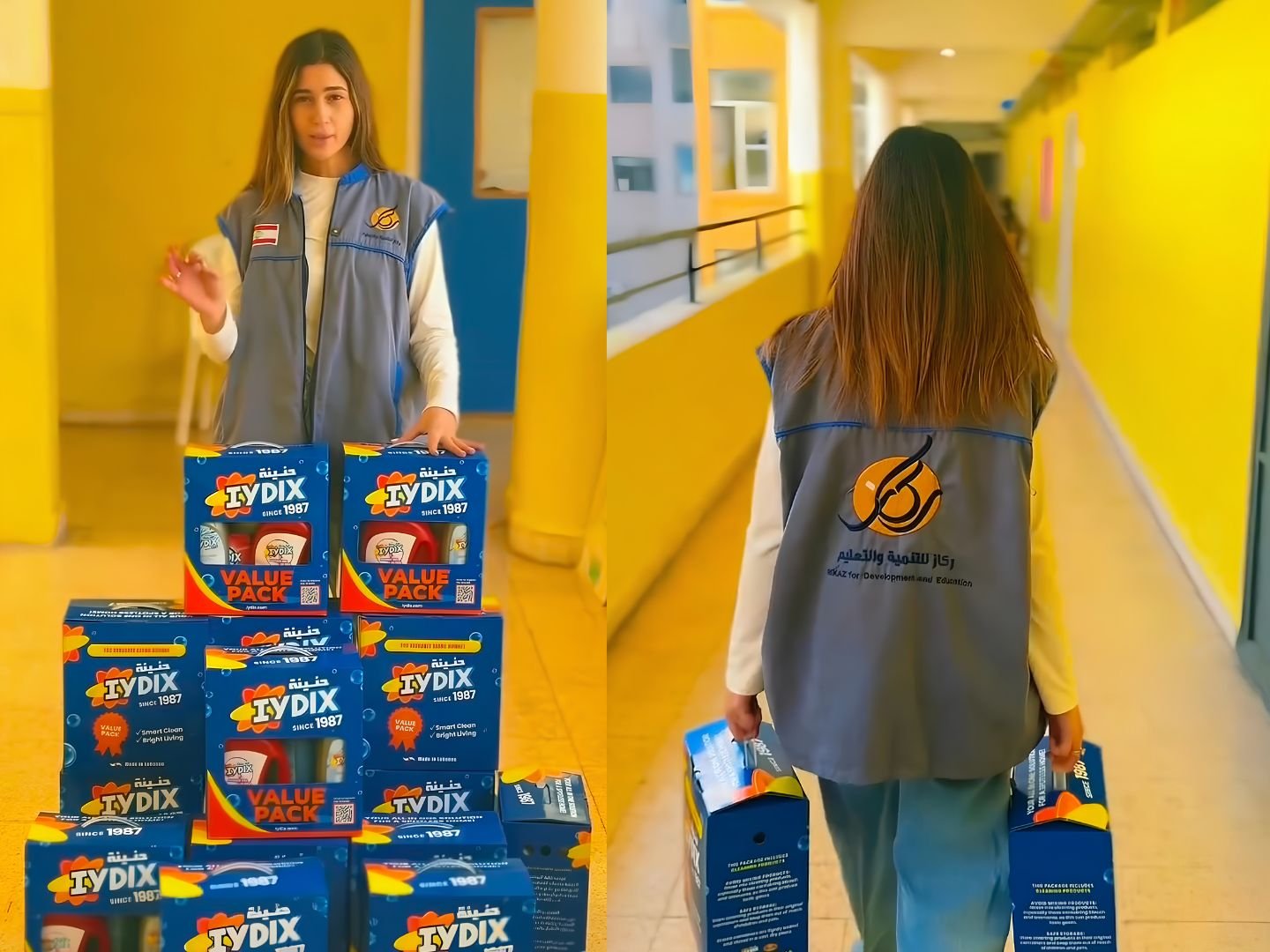 Hygiene supplies distribution in Lebanon
